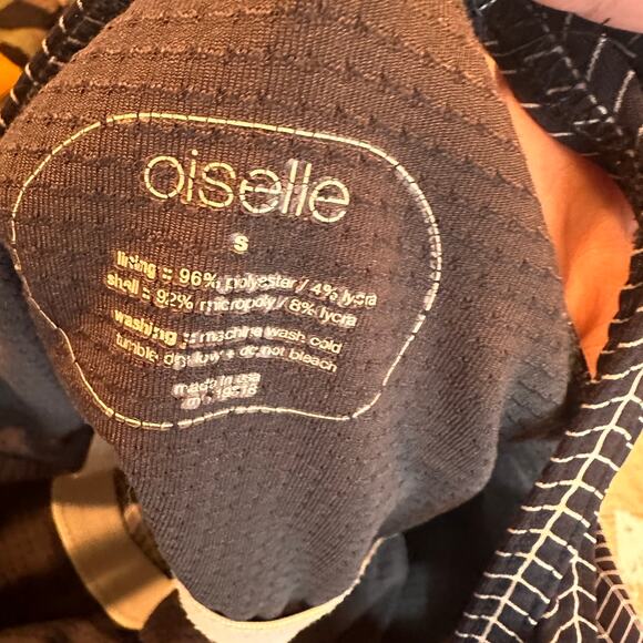 Oiselle Black & White Chevron Zip Zag Workout Tank Size Small - Picture 7 of 7